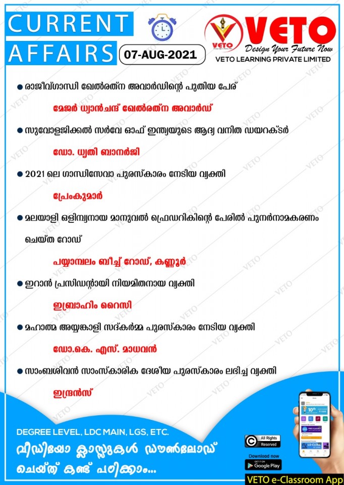 CURRENT AFFAIRS